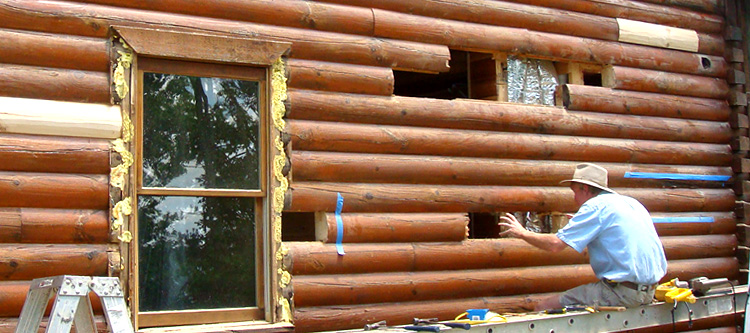 Log Home Repair Pickaway County, Ohio